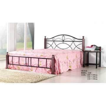 Lovely Classical Painting Steel Bedroom/Home Bed (536#)